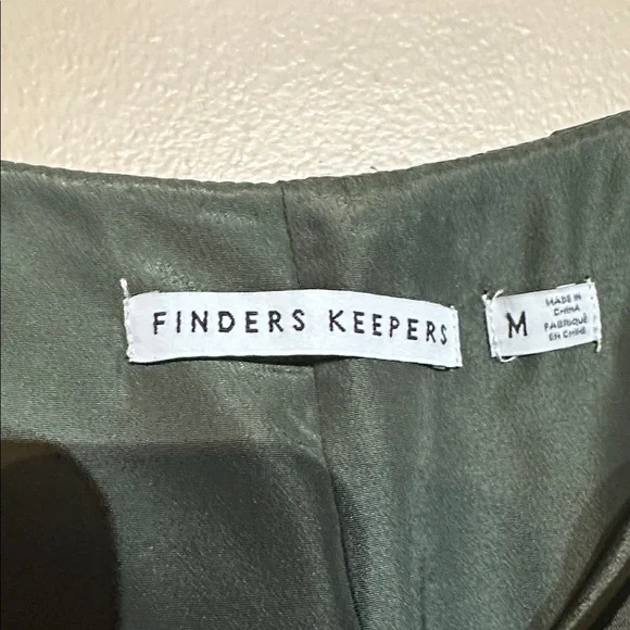 Finders Keepers sage Pleated Camisole - Picture 2 of 2